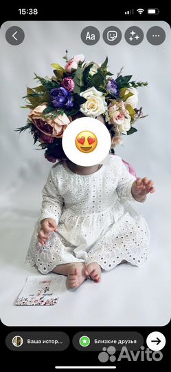 Платье для девочки 74 80