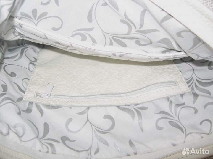 Кожаная сумка - шопер