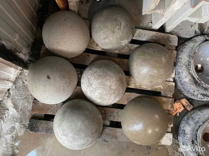 Бетонные полусферы