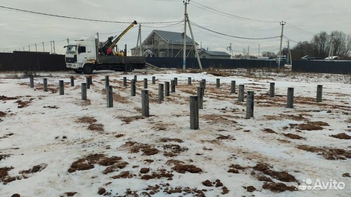 Сваи винтовые под ключ