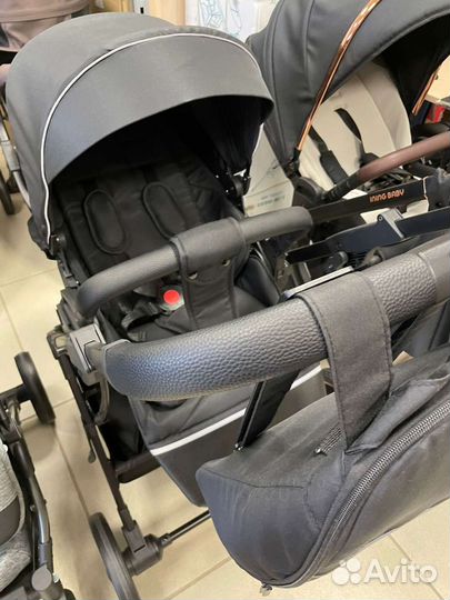 Коляски с перекидной ручкой, черные