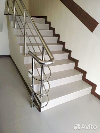 Перила, поручни из нержавеющей стали