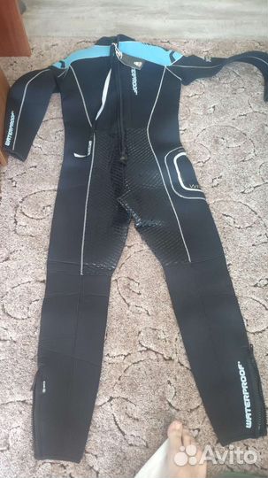 Гидрокостюм waterproof w50 5mm, мужской новый, мl