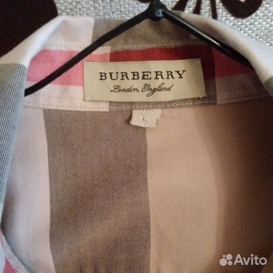 Burberry рубашка мужская(L)