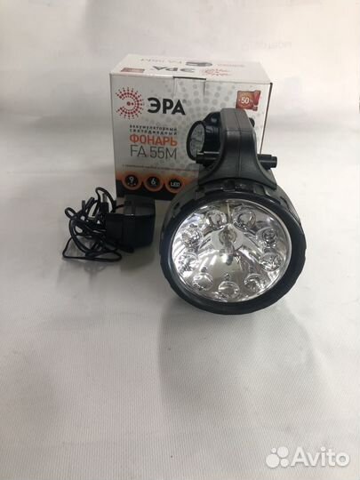 Фонарь ручной аккумуляторный эра FA55M