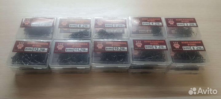 Крючки рыболовные