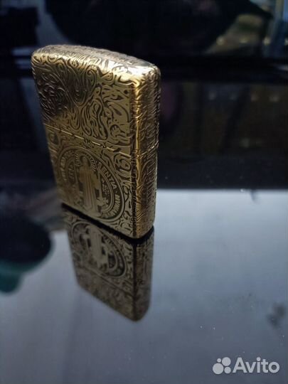 Зажигалка zippo с гравировкой из фильма Constantin