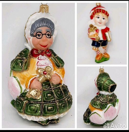 Елочные игрушки от Irena, Черепаха Тортилла