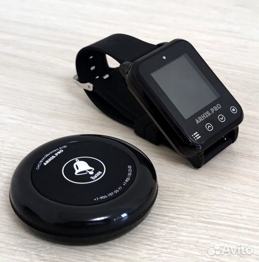 Система вызова официанта/персонала кнопка и часы