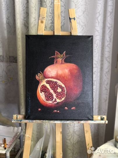 Картина маслом Гранат