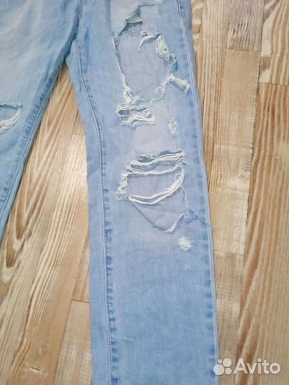 Джинсовый комбинезон