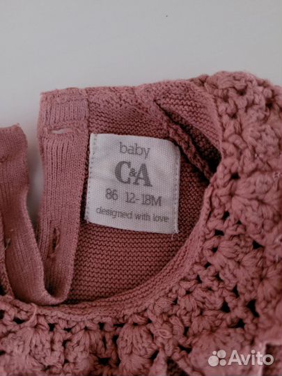 Кофточка для девочки 86 см C&A