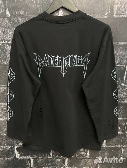 Лонгслив Balenciaga Paris Moon Lux