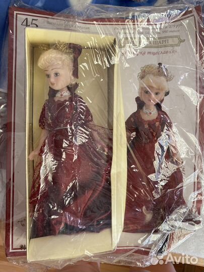 Кукла фарфоровая коллекционная