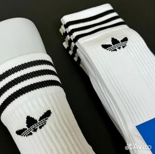 Носки adidas высокие белые