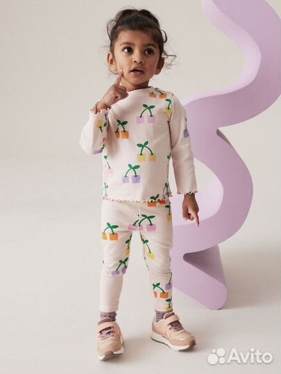 Леггинсы + лонгслив 2-3(98) Next