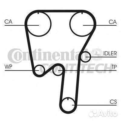 Ремень грм CT979 contitech