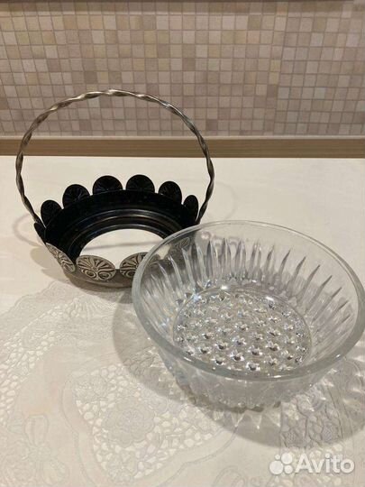 Конфетница времен СССР, ваза, вазочка