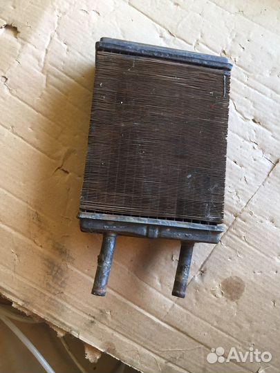 Радиатор печки медный волга