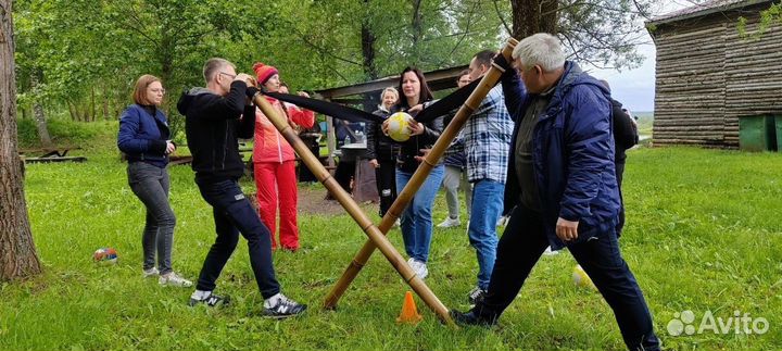 Тимбилдинг реквизит Рогатка гигант