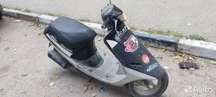 Скутер на ходу