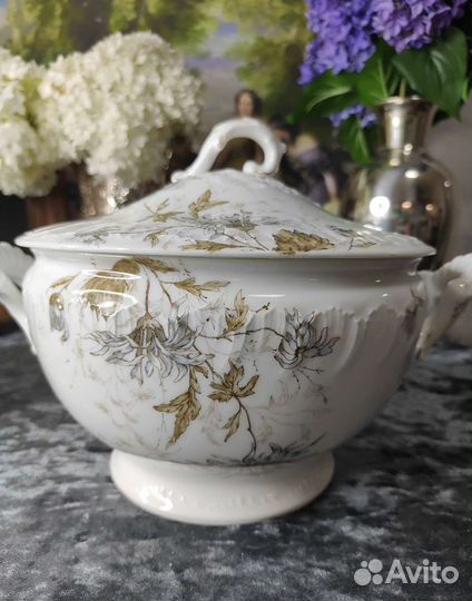 Антикварная супница. Террина. Европа