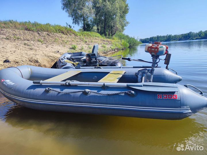 Надувная лодка пвх с мотором