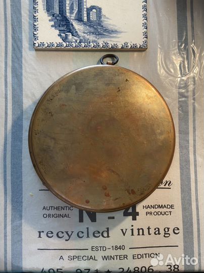 Старинная форма для выпечки - медь