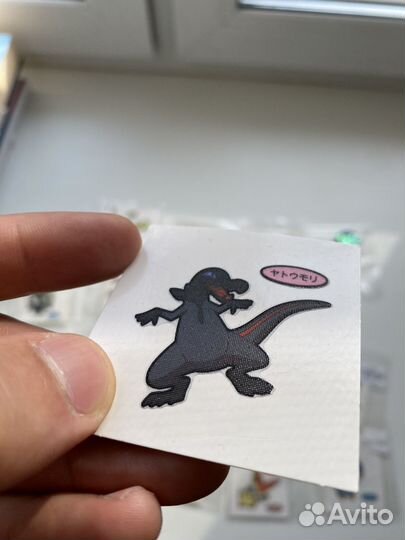 Pokemon Nintendo стикеры и карточки (Япония)