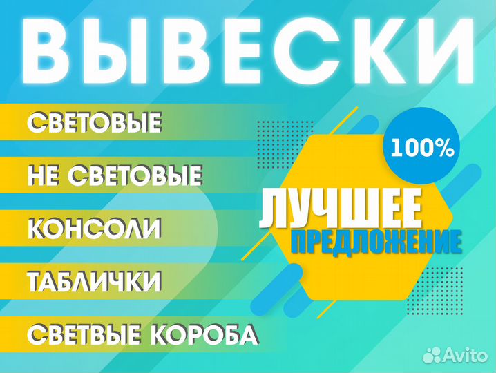 Вывески на заказ
