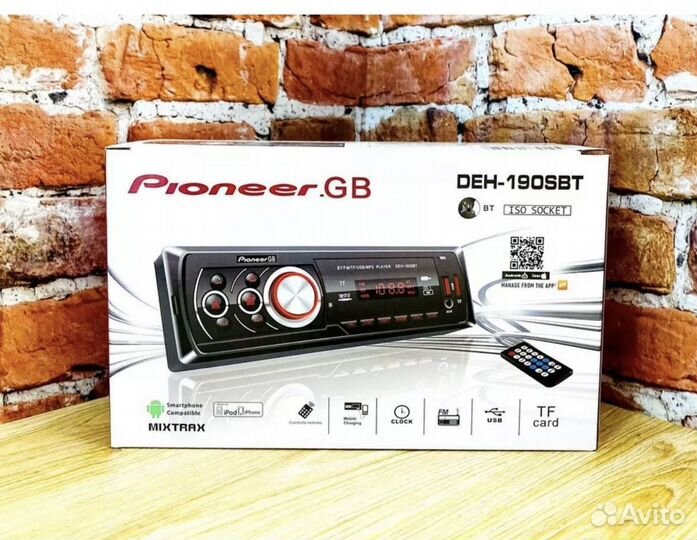 Автомагнитола pioneer 1 din новые
