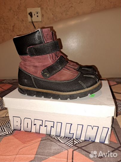 Ботинки демисезонные для девочки, 35 размер
