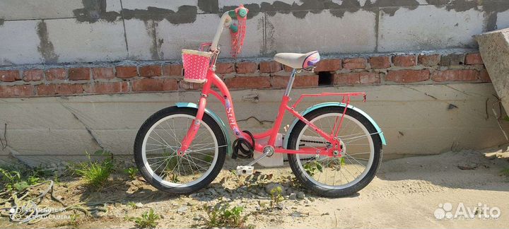 Велосипед для девочки 6-9 лет stels jolly 18