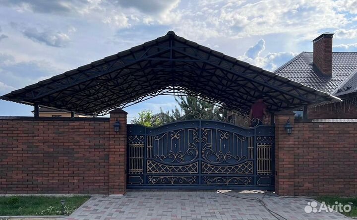 Ворота кованые