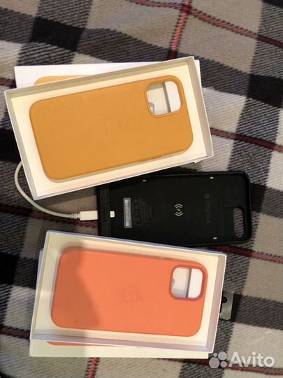 Кожаный чехол iPhone 12 Pro 2 цвета