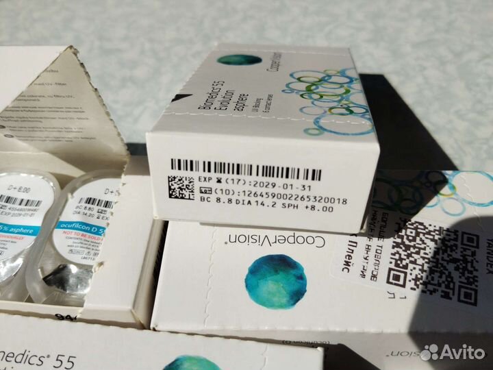 Контактные линзы Biomedics 55 Evolution +8.00