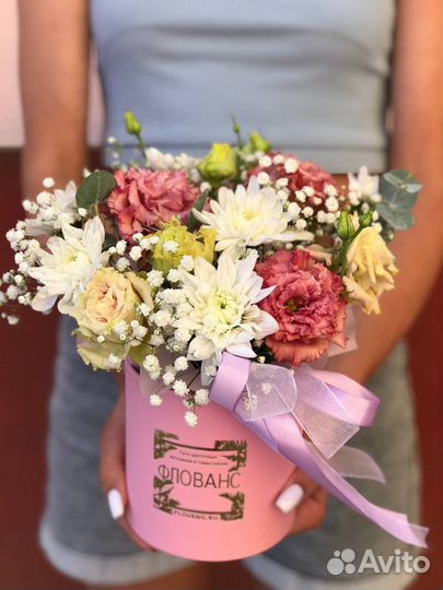 Цветы в коробке