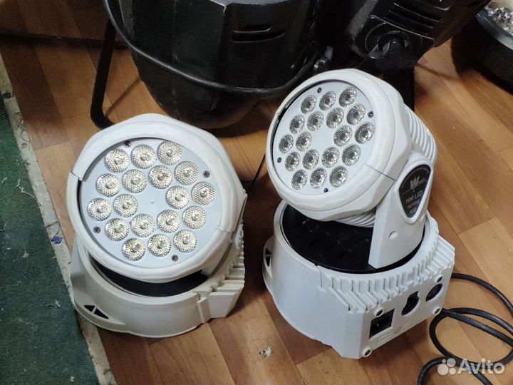 Прожектор светодиодный, вращающаяся голова
