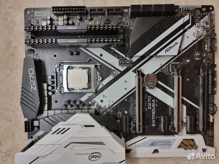 Материнская плата Asrock z270 Extreme4 + i7700k