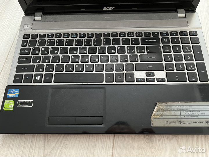 Ноутбук acer aspire v3 571g