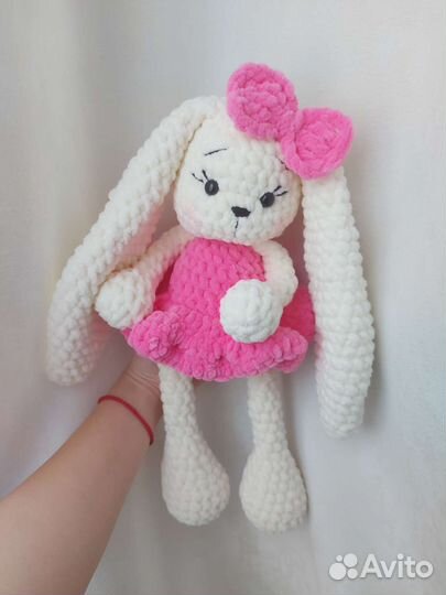 Игрушка ручной работы. Зайка. 40 см