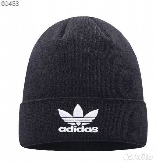 Шапка чёрная nike, adidas новые