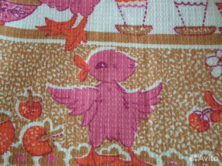 Х/Б. Вафельная, полотеничная ткань. ссср. Отрез