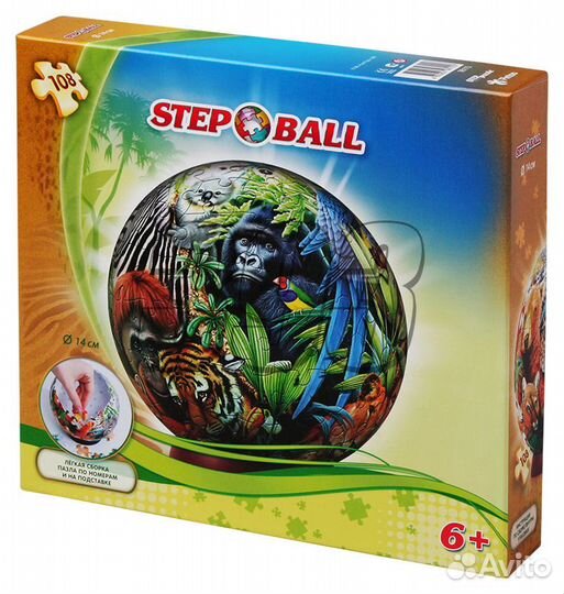 Пазл-шар Животный мир (108 элементов) (18543)