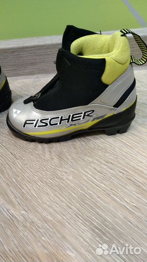 Лыжные ботинки детские fisher размер 30