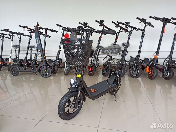 Электросамокат kugoo C1 plus 11AH jilong черный