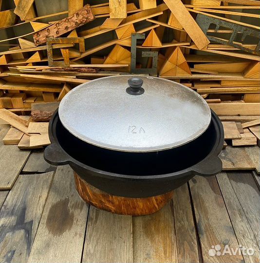 Казан чугунный узбекский