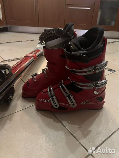 Горные лыжи Atomic betaCarv 180 и ботинки 27,5