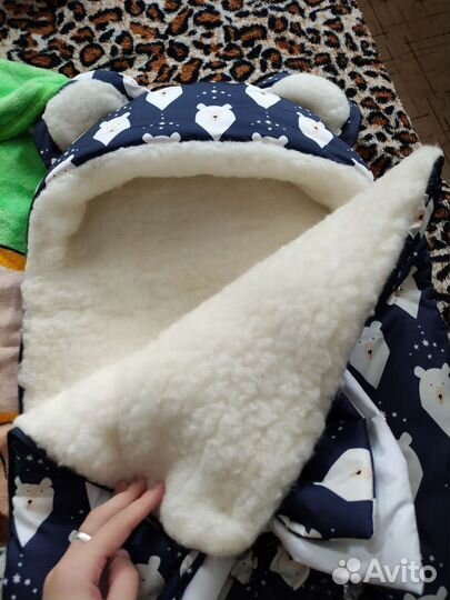 Конверт на выписку зимний