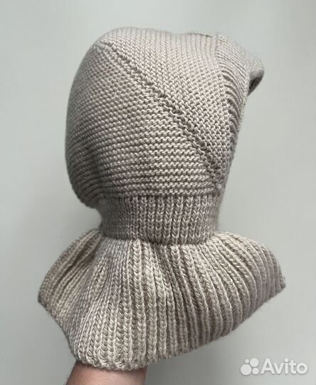 Журавлик / Шапка-шлем для малыша 38-40